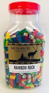 Monarch Confectionery Rainbow Rock Jar 1 x 3kg