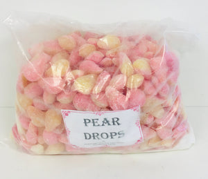 Rose Unwrapped Sugared Pear Drops 3kg Bag