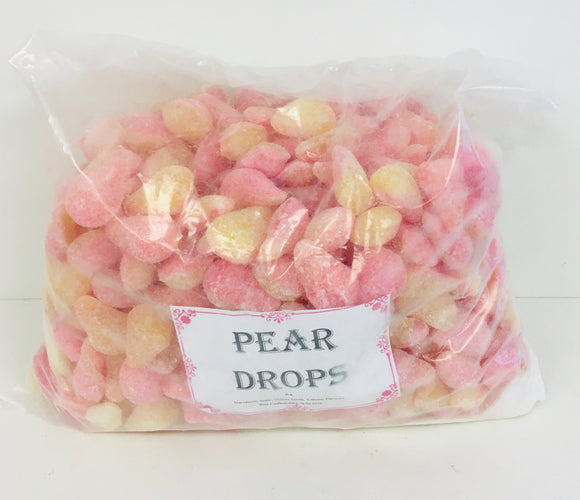 Rose Unwrapped Sugared Pear Drops 3kg Bag
