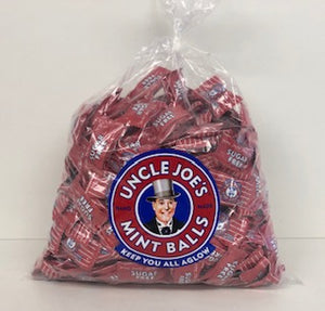 Uncle Joe's Sugar Free Mint Balls Poly Bag 1 x 2kg