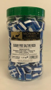 Monarch Confectionery Sugar Free Saltire Rock 1 x 1.2kg