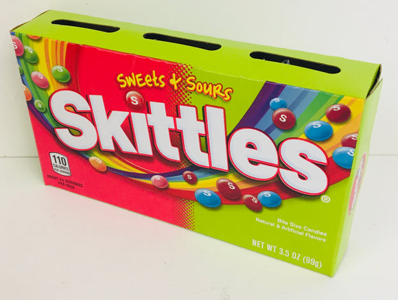 Skittles Sweet & Sour Theatre Boxes 12 x 99g
