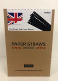 RPS Paper Straws Single Use 3 Colours Click To Chose 1 x 250pk