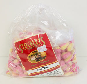 Stockleys Unwrapped Sugared Pear Drops 3kg Bag