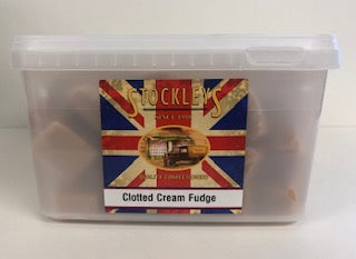 Stockley's Clotted Cream Fudge Bulk Tub 1 x 2kg