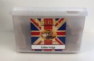 Stockley's Coffee Fudge Bulk Tub 1 x 2kg