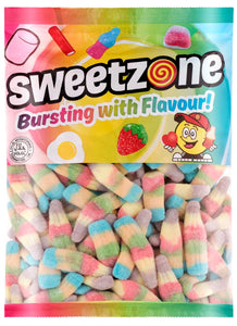 Sweetzone Premium Rainbow Sour Bottles 1kg Bag