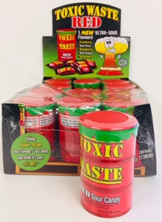 Toxic Waste Cans Red 12pk