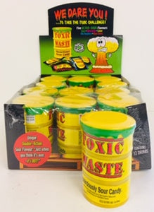 Toxic Waste Cans Yellow 12pk