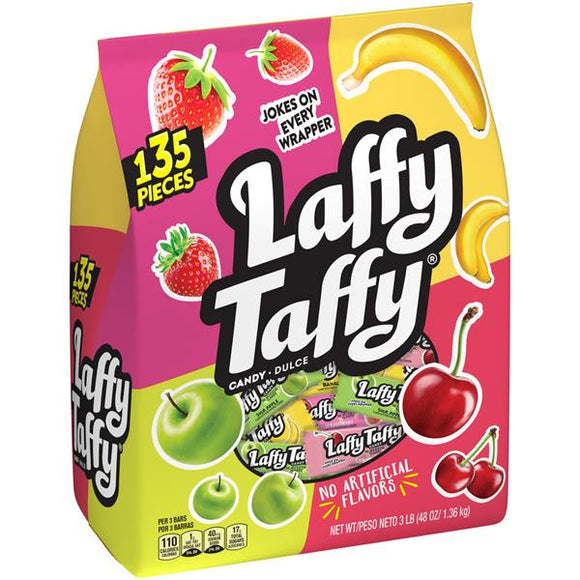 Laffy Taffy Assorted Mini Bag 1 x 3lb Bag (1.36kg)