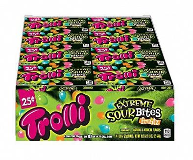 Trolli Extreme Sour Fruit Bites 24 x 23g