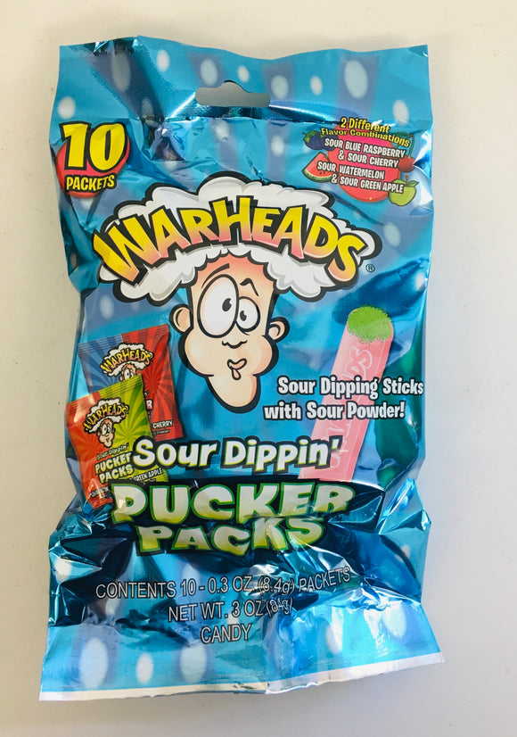 Warheads Pucker Packs 12 x 84g