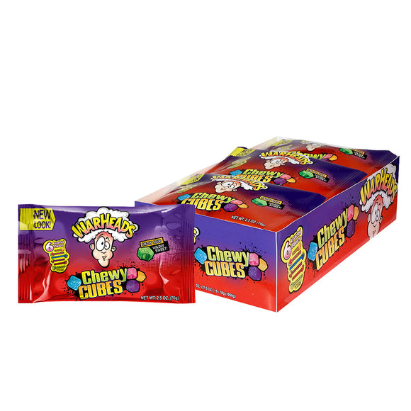 Warheads Chewy Cubes 15 x 70g Bags