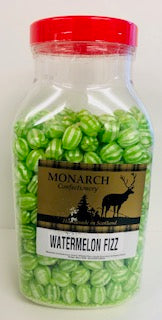 Monarch Confectionery Watermelon Fizz Balls Jar 1 x 3kg